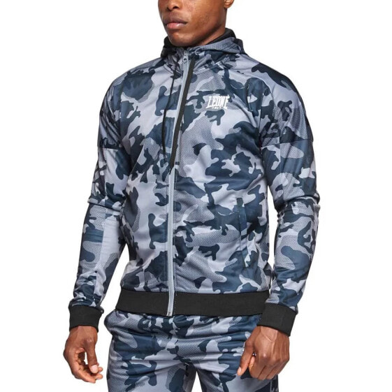 LEONE1947 Camo full zip sweatshirt