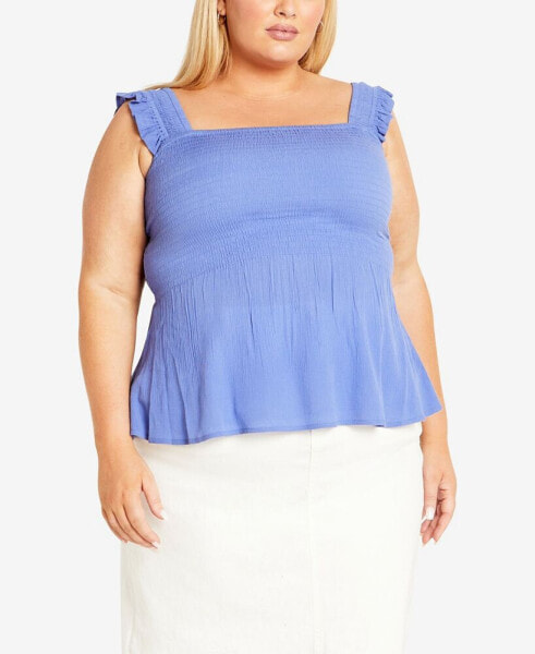 Plus Size Cece Fit-n-Flare Top