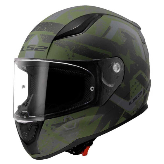 Шлем для мотоциклистов LS2 FF353 Rapid II Thunder Full Face