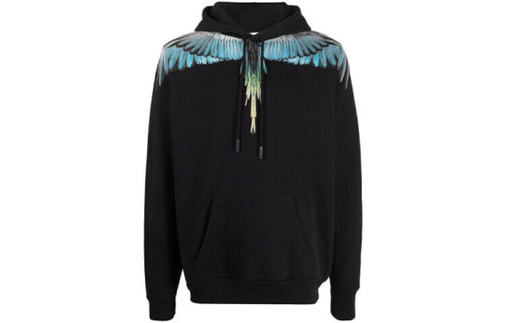 Marcelo Burlon FW21 County of Milan连帽卫衣 男款 黑色 / Толстовка Marcelo Burlon FW21 County of Milan CMBB007F21FLE0011040