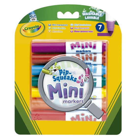 CRAYOLA Set 7 Mini Washable Markers