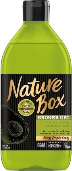 Nature Box Avocado Oil Żel pod prysznic pielęgnujący 385ml