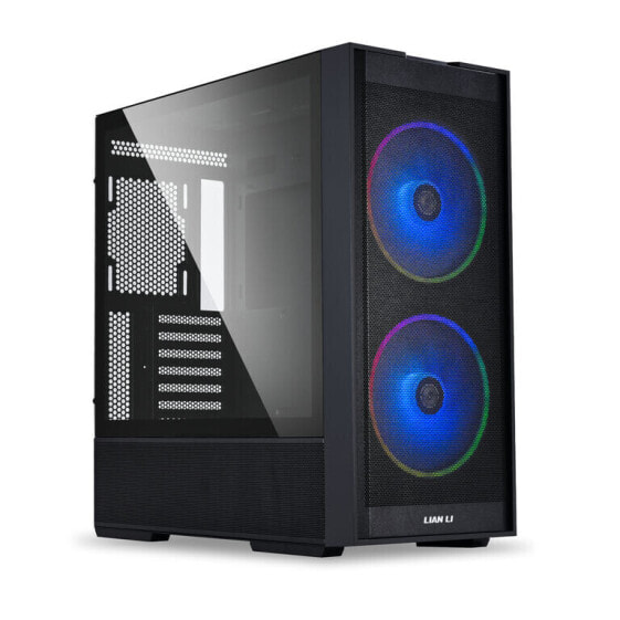 Lian Li LANCOOL 206 Gehäuse, Midi-Tower, ATX, Tempered Glass - schwarz