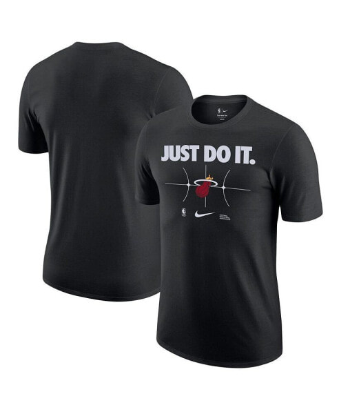 Men's Black Miami Heat Just Do It T-shirt