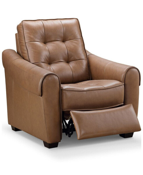 Berry Leather Power Recliner