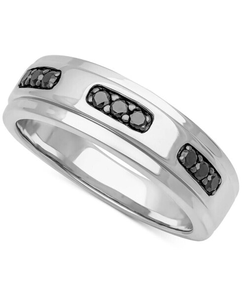 Кольцо Macy's Black Diamond Band 1/4 ct.