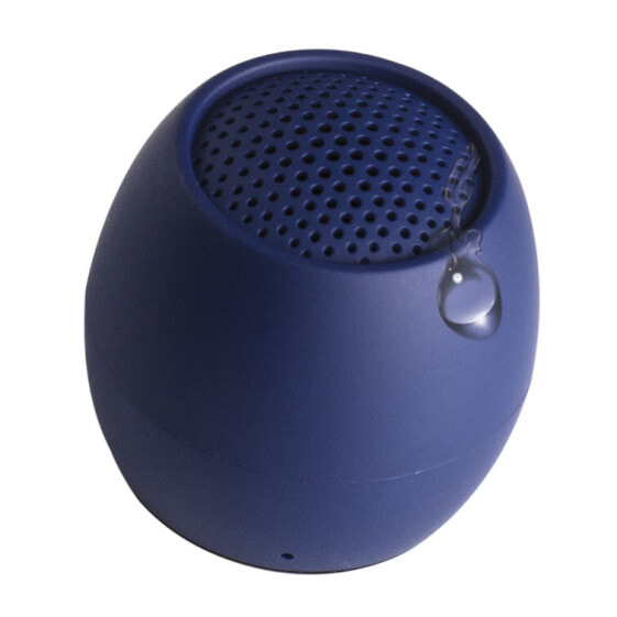 BOOMPODS Zero Bluetooth Lautsprecher Freisprechfunktion stoßfest Wasserfest Dunkelblau - Lautsprecher - Stossgeschützt