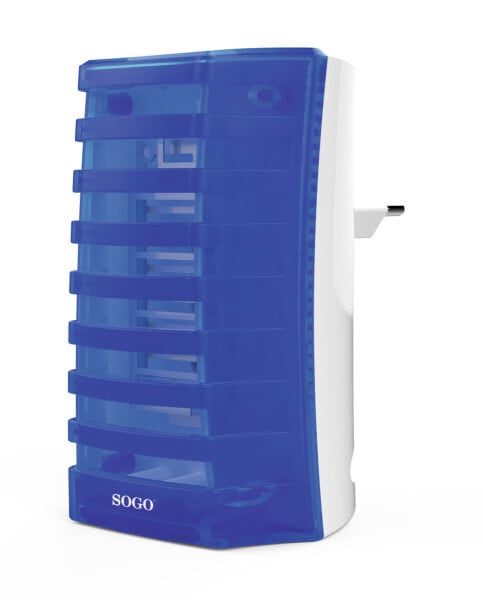 SOGO MIN-SS-13905 - Automatic - Insect killer - Blue - White - 20 m² - Wall - LED