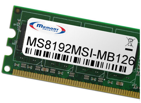 Memorysolution Memory Solution MS8192MSI-MB126 - 8 GB