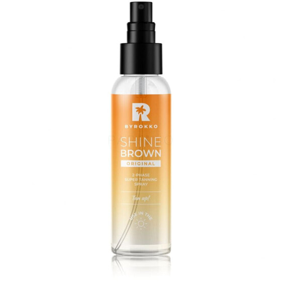 Byrokko Shine Brown Original 2-Phase Super Tanning Spray 104 ml sonnenschutz für Frauen