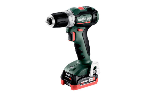 Metabo Akku-Bohrschrauber PowerMaxx BS 12 BL, 12V 2x 4,0 Ah LiHD und Ladegerät in metaBOX 118