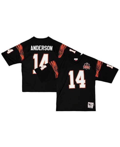 Men's Ken Anderson Black Cincinnati Bengals 1981 Authentic Retired Player Jersey