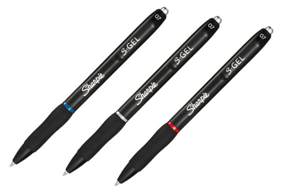Sharpie S-Gel - Retractable gel pen - Black - Blue - Red - Black - Medium - 0.7 mm - Blister