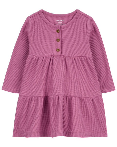 Baby Tiered Thermal Dress 12M