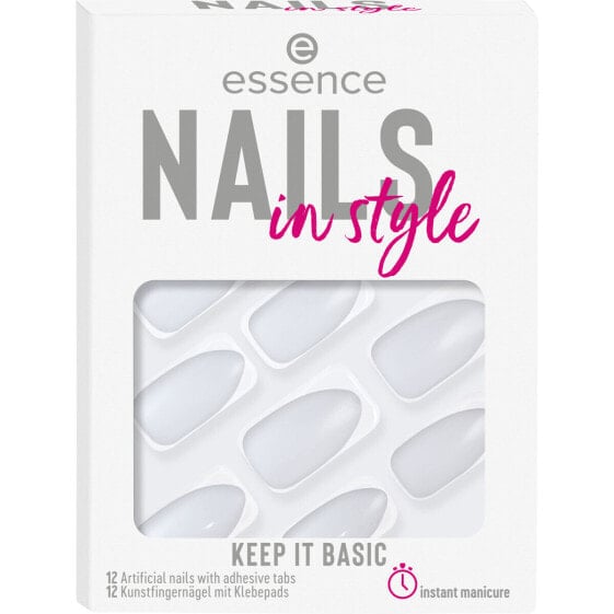 Искусственные ногти Essence Nails In Style 12 Предметы 15-keep it basic