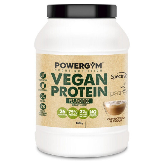 POWERGYM Vegan Protein 800g Capuccino