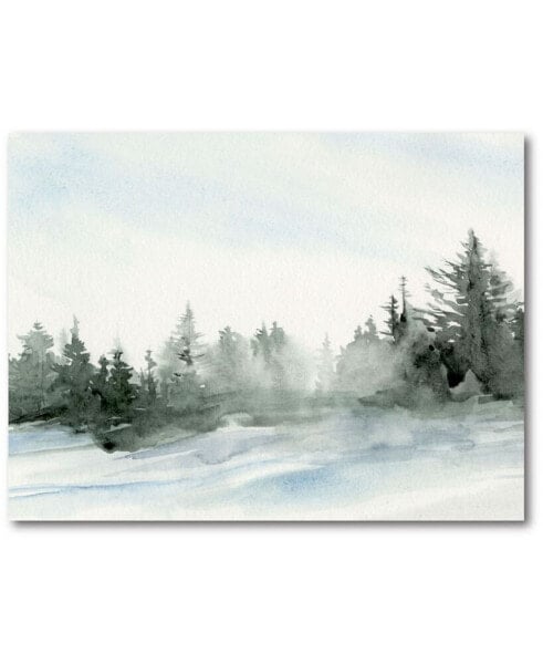 Winter Pines Gallery-Wrapped Canvas Wall Art - 18" x 24"