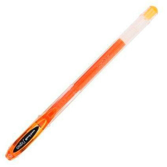 Ручка шариковая с жидким чернилами uni-ball Rollerball Signo Basicos UM-120 Оранжевая 0,5 мм (12 штук)