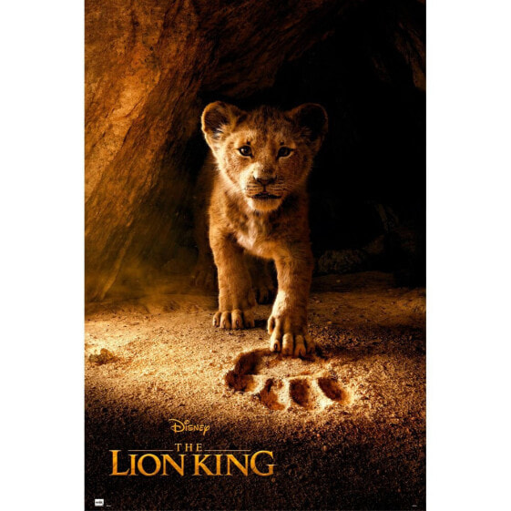 DISNEY Poster El Lion King Simba Real Action