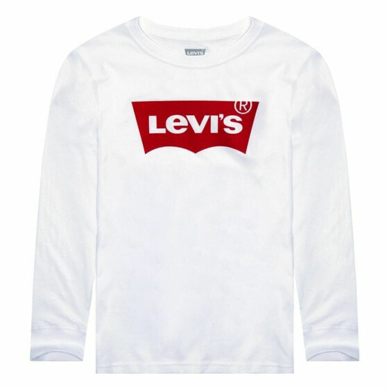 Children’s Long Sleeve T-shirt Levi's Batwing White