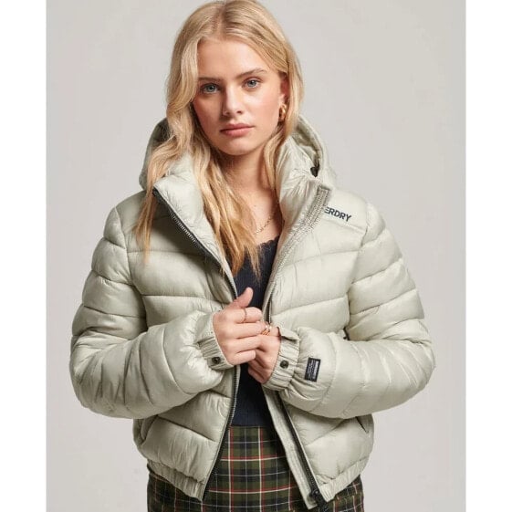 SUPERDRY Code Lwt Crop Sport Padded jacket