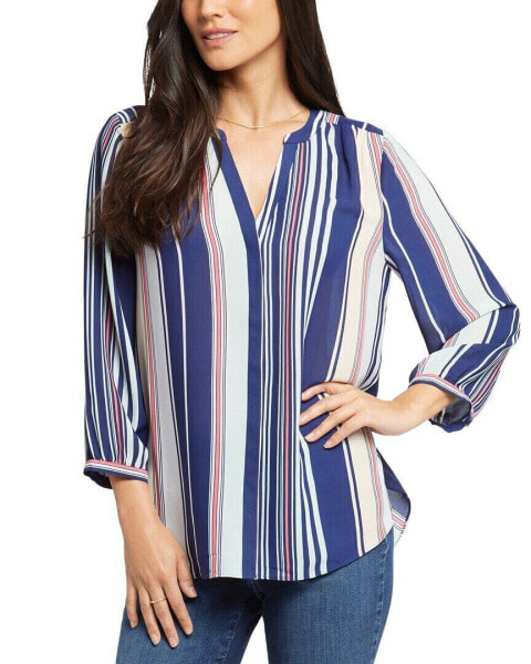 Nydj Pintuck Blouse Women's Xs