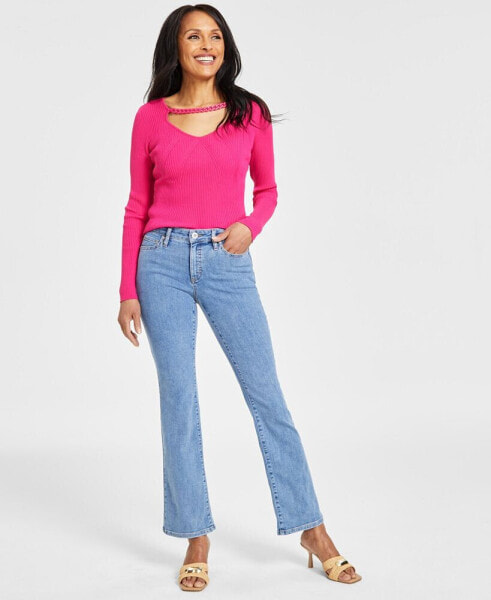 Women's Mid-Rise Bootcut Jeans, Created for Macy's