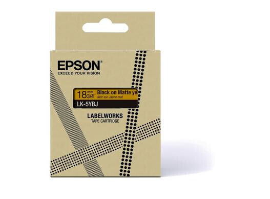 Epson C53S672075 - Black on yellow - Epson - LabelWorks LW-C410 - 1.8 cm
