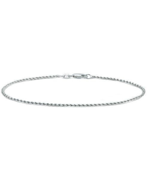 Rope Link Chain Bracelet in Sterling Silver, Created for Macy's