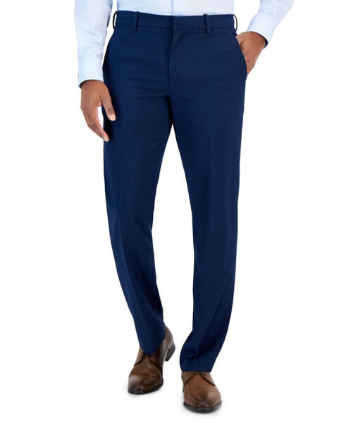 Men's Modern-Fit Heather Solid Dress Pants