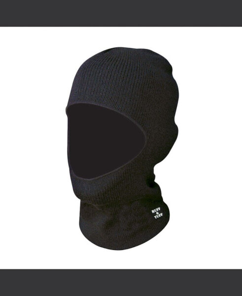 Men's Quietwear Ruff And Tuff 1 Hole Mask, Black, One Size