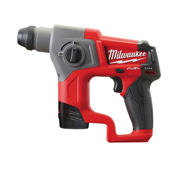 Milwaukee FUEL Akku-Bohrhammer M12CH-602X mit 2x 6,0AH + Lader in der HD-Box