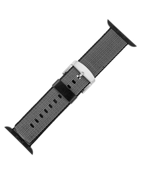 Ремешок для часов WITHit чёрный текстильный синтетический 42/44/45/Ultra/Ultra 2 Apple Watch