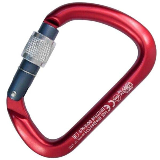 KONG ITALY X Large Carabiner Aluminum Threaded Anodized Body