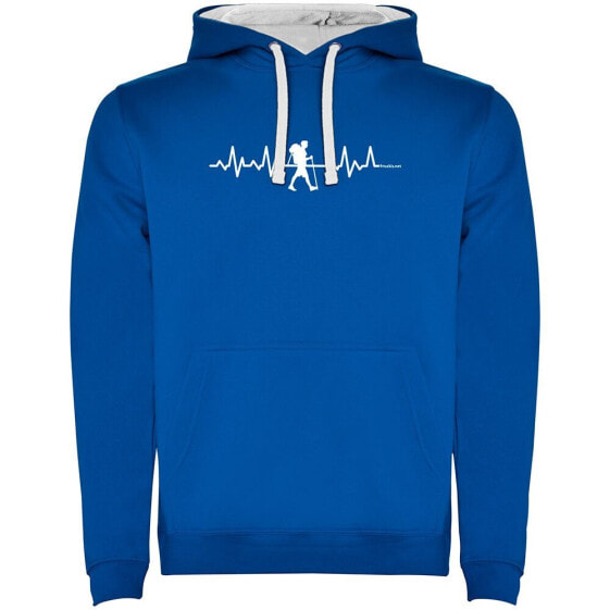 KRUSKIS Trekking Heartbeat Two-Colour hoodie
