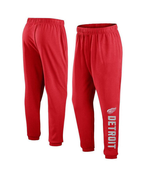 Men's Red Detroit Red Wings Chop Block Fleece Sweatpants