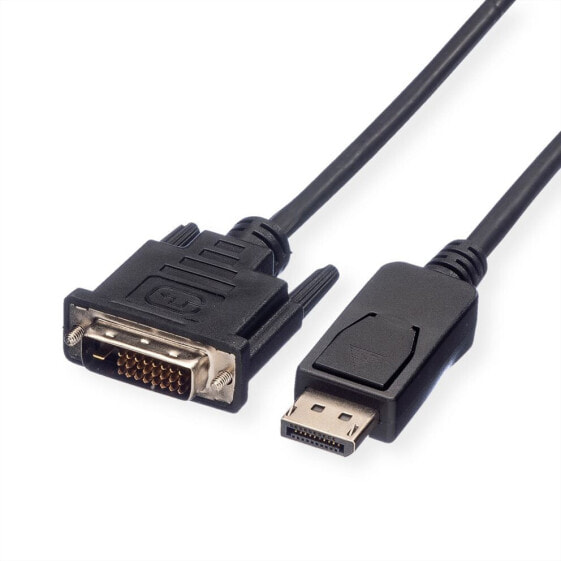 VALUE DisplayPort Cable - DP-DVI (24+1) - LSOH - M/M 3 m - 3 m - DisplayPort - DVI-D - Male - Female - Straight