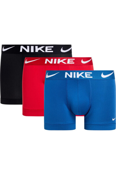 Трусы мужские Nike Erkek Marka Logolu Elastik Bantlı Günlük Kullanıma Uygun Siyah Boxer 0000KE1156-5I7