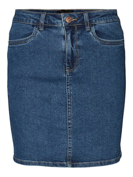 Юбка Vero Moda Luna Blue Denim