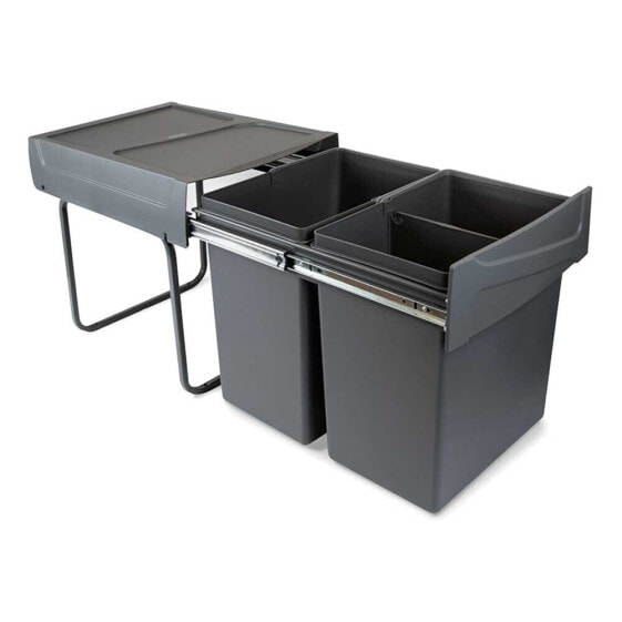 EMUCA 8199423 2x20L Trash Can