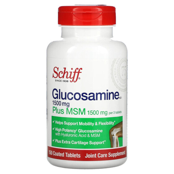 Glucosamine Plus MSM, 150 Coated Tablets