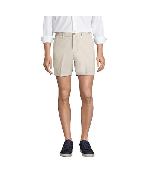 Men's Traditional Fit 6" No Iron Chino Shorts