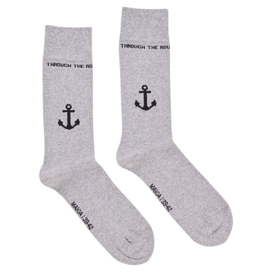 MAKIA Anchor Half long socks 3 pairs