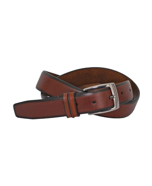 Men's Leather Non-Reversible Dress Belt