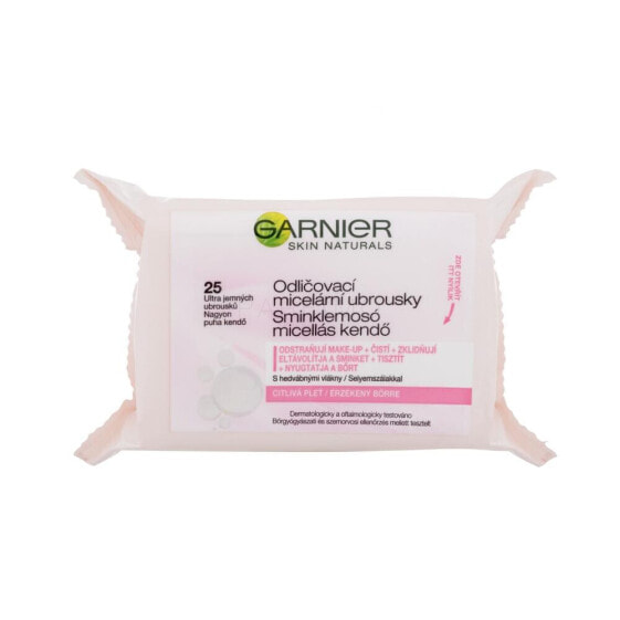 Garnier Essentials Cleansing Wipes Sensitive Skin 25 St. reinigungstücher für Frauen