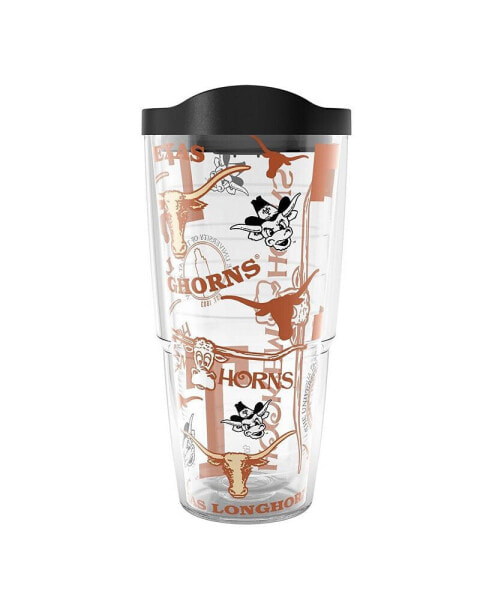 Texas Longhorns 24 Oz All Over Classic Tumbler