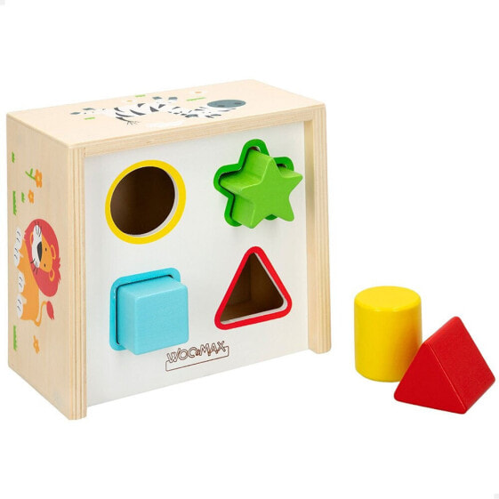 WOOMAX Cube Activities With Encalable Shapes