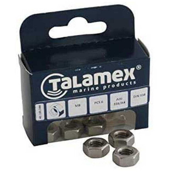 TALAMEX Hexagon Nut 6 Units