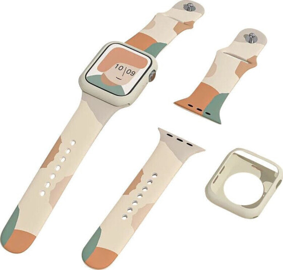 Hurtel Strap Moro opaska do Apple Watch 6 / 5 / 4 / 3 / 2 (44mm / 42mm) silokonowy pasek bransoletka do zegarka moro (5)