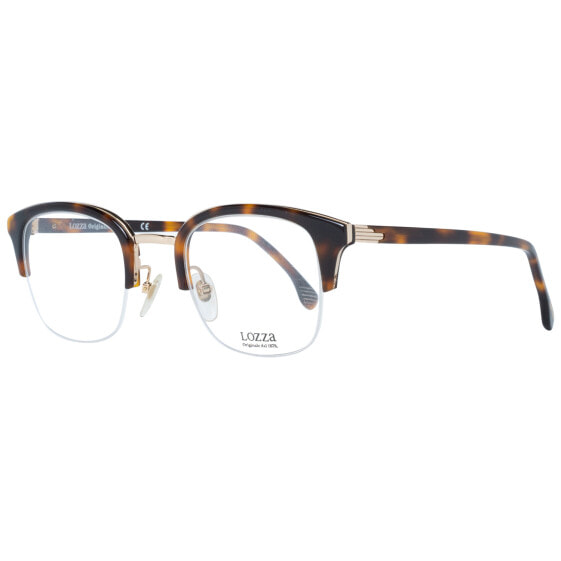 Бронзовые мужские оправы Lozza Brille VL4145 09AJ 48 Unisex Braun